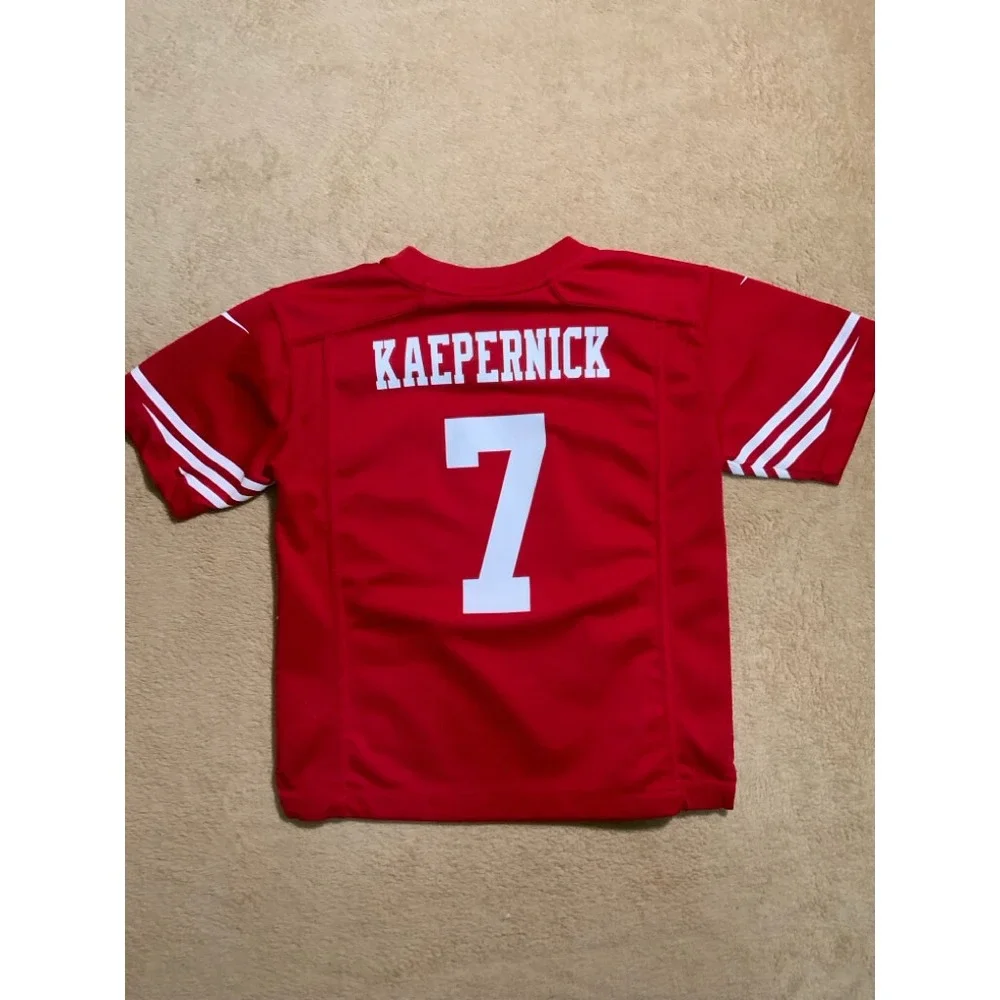 Nike‎ NFL Youth Med San Francisco 49ers Colin Kaepernick #7 Red Football Jersey